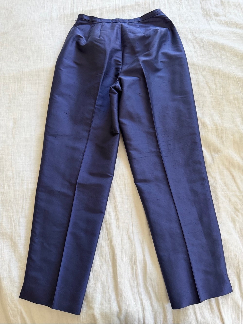 Talbots 100% Silk Shantung Pants Purple Size 4 - Picture 4 of 13